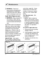 Предварительный просмотр 14 страницы Dimplex DFP6755N Owner'S Manual