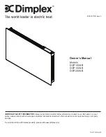 Dimplex DGP1000-B Owner'S Manual предпросмотр