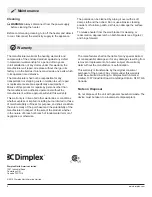 Предварительный просмотр 6 страницы Dimplex DGP1000-B Owner'S Manual