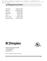 Preview for 11 page of Dimplex DGWH4031 Owner'S Manual