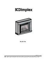 Preview for 2 page of Dimplex DIMPLEX ELECTRIC FIREPLACE Installation And Operation Manual