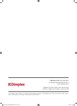 Preview for 24 page of Dimplex DPRC29ECO-B Instruction Manual