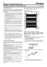 Предварительный просмотр 1 страницы Dimplex DTR 350 C Installation And Operating Instructions