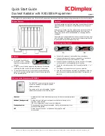 Preview for 2 page of Dimplex Duoheat Quick Start Manual