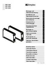 Dimplex DX 512E Installation And Operating Instructions Manual preview