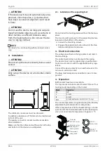 Предварительный просмотр 6 страницы Dimplex DX 521 Installation And Operating Instructions Manual