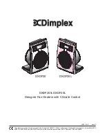 Dimplex DXDF20 User Manual предпросмотр