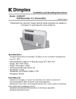 Предварительный просмотр 2 страницы Dimplex DXDH10T Installation And Operating Instructions Manual