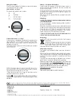 Предварительный просмотр 3 страницы Dimplex DXFF20TS Installation And Operating Instructions