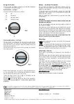 Предварительный просмотр 2 страницы Dimplex DXFF30TS Installation And Operating Instructions