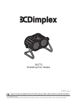 Предварительный просмотр 1 страницы Dimplex DXTT3 User Manual