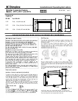 Предварительный просмотр 2 страницы Dimplex DY73 Installation And Operating Instructions