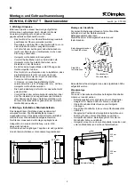 Предварительный просмотр 2 страницы Dimplex ECW 934 Instructions For Installation And Use Manual