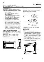 Предварительный просмотр 8 страницы Dimplex ECW 934 Instructions For Installation And Use Manual