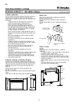 Предварительный просмотр 10 страницы Dimplex ECW 934 Instructions For Installation And Use Manual