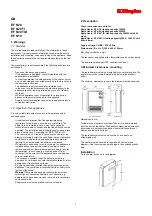 Предварительный просмотр 1 страницы Dimplex EF 6/20 Instructions