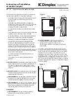 Предварительный просмотр 4 страницы Dimplex EF12 series Installation And Operating Instructions Manual