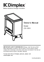 Dimplex ELECTRALOG CS1205 Owner'S Manual preview