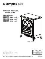 Dimplex ELECTRALOG CS2307 Service Manual предпросмотр