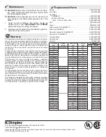 Предварительный просмотр 3 страницы Dimplex EUH-B Series Installation Instructions