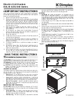 Dimplex EUL-B Series Installation Instructions предпросмотр