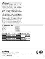 Предварительный просмотр 3 страницы Dimplex EWA-C 3kW Series Instructions