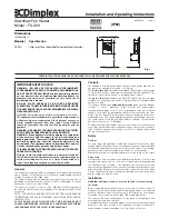 Preview for 2 page of Dimplex FX 20V Installation And Operating Instructions