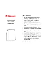 Dimplex GDH-DEH10M User Manual предпросмотр