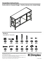 Dimplex GDS23G8-1974AU Assembly Instructions Manual предпросмотр