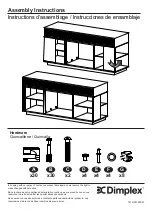 Dimplex GDS26G8-1836W Assembly Instructions Manual preview