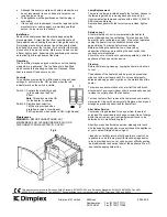 Preview for 2 page of Dimplex HAR20 Installation And Operating Instructions