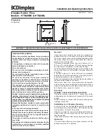 Preview for 1 page of Dimplex HTN20BR Installation And Operating Instructions