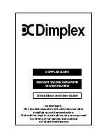 Preview for 1 page of Dimplex IL095 Installation And User Manual