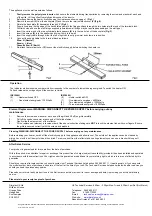 Предварительный просмотр 2 страницы Dimplex IRX Series Installation And Operating Instructions