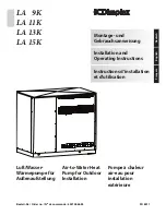 Preview for 1 page of Dimplex LA 11K Installation And Operating Instructions Manual