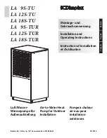 Dimplex LA 12S-TU Installation And Operating Instructions Manual preview