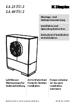 Preview for 1 page of Dimplex LA 25TU-2 Installation And Operating Instruction