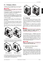 Предварительный просмотр 11 страницы Dimplex LA 35TUR+ Installation And Operating Instructions Manual