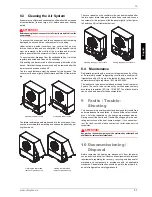 Preview for 19 page of Dimplex LA 40AS Installation And Operating Instructions Manual