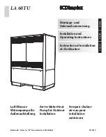 Dimplex LA 60TU Nstallation And Operating Instructions preview