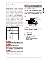 Preview for 7 page of Dimplex LA 60TU Nstallation And Operating Instructions