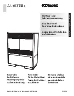 Preview for 1 page of Dimplex LA 60TUR+ Installation And Operating Instructions Manual