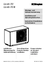 Preview for 1 page of Dimplex LA 6S-TU Installation And Operating Instructions Manual