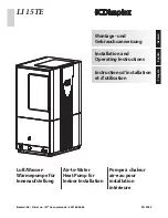 Preview for 1 page of Dimplex LI 15TE Installation And Operating Instructions Manual