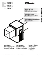 Dimplex LI 20TEL Installation And Operating Instructions Manual preview