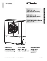 Dimplex LI 40AS Operating Instructions Manual preview