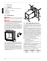 Preview for 8 page of Dimplex LIH 22TE Installation And Operating Instructions Manual