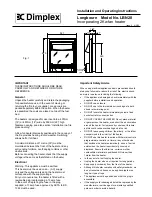 Dimplex Longbourn LBN20 Installation And Operating Instructions предпросмотр