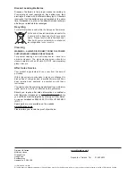 Preview for 8 page of Dimplex LVA192 User Manual