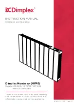 Предварительный просмотр 1 страницы Dimplex MFP 100E Instruction Manual